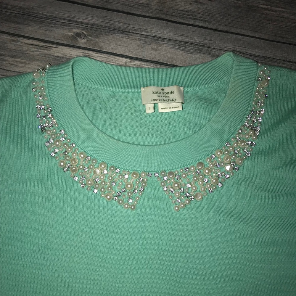 Kate Spade short sleeve sweater